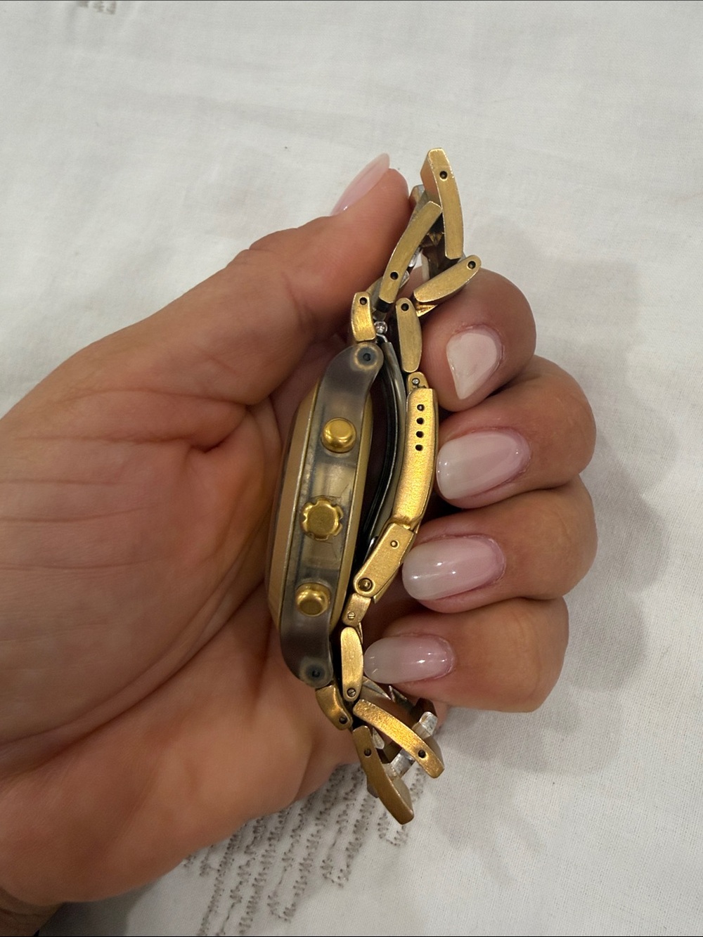 Swatch Gold Metal Bracelet Watch Band - Picture 4 of 4